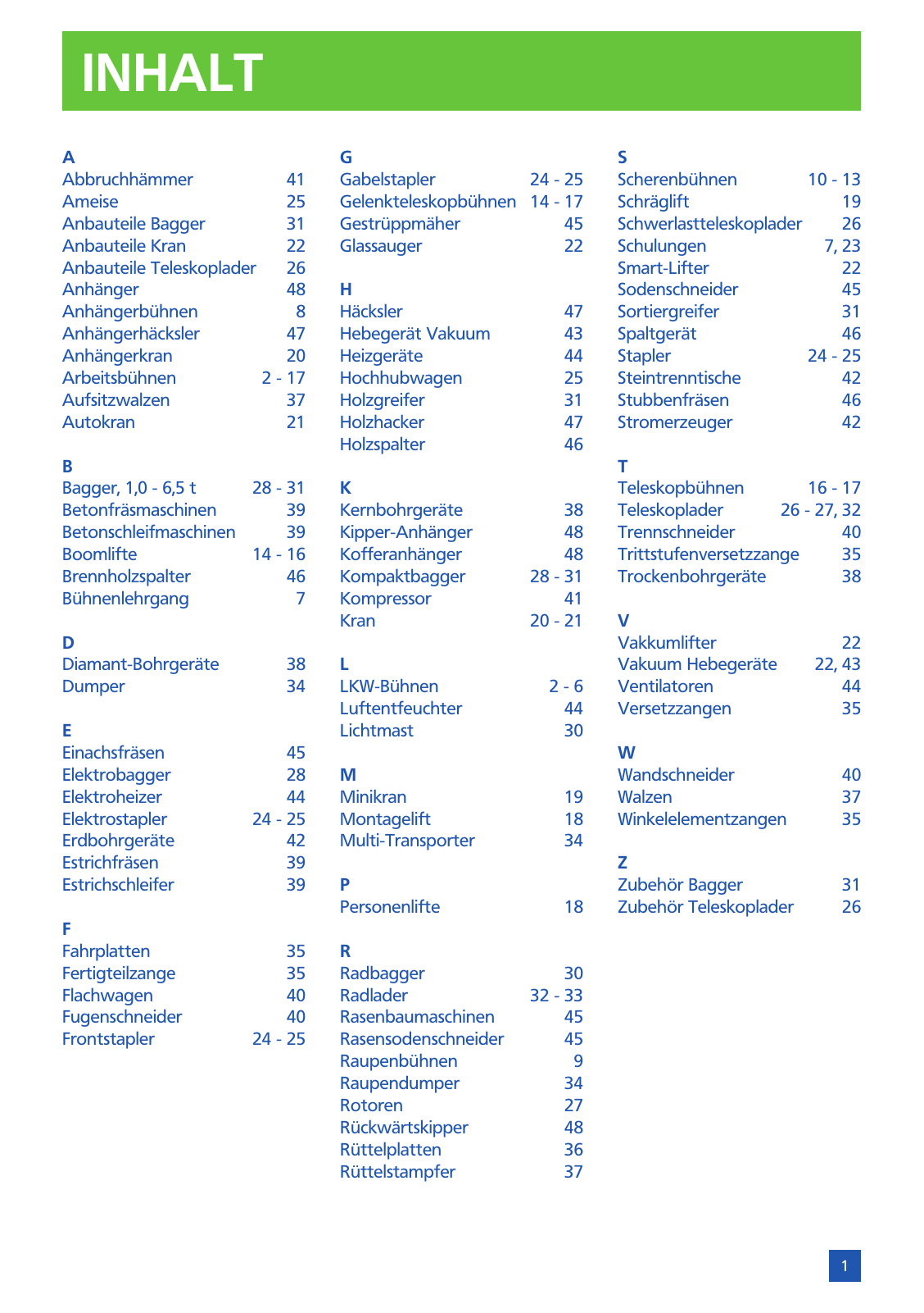 Vorschau Mietpreisliste 2025 Seite 3