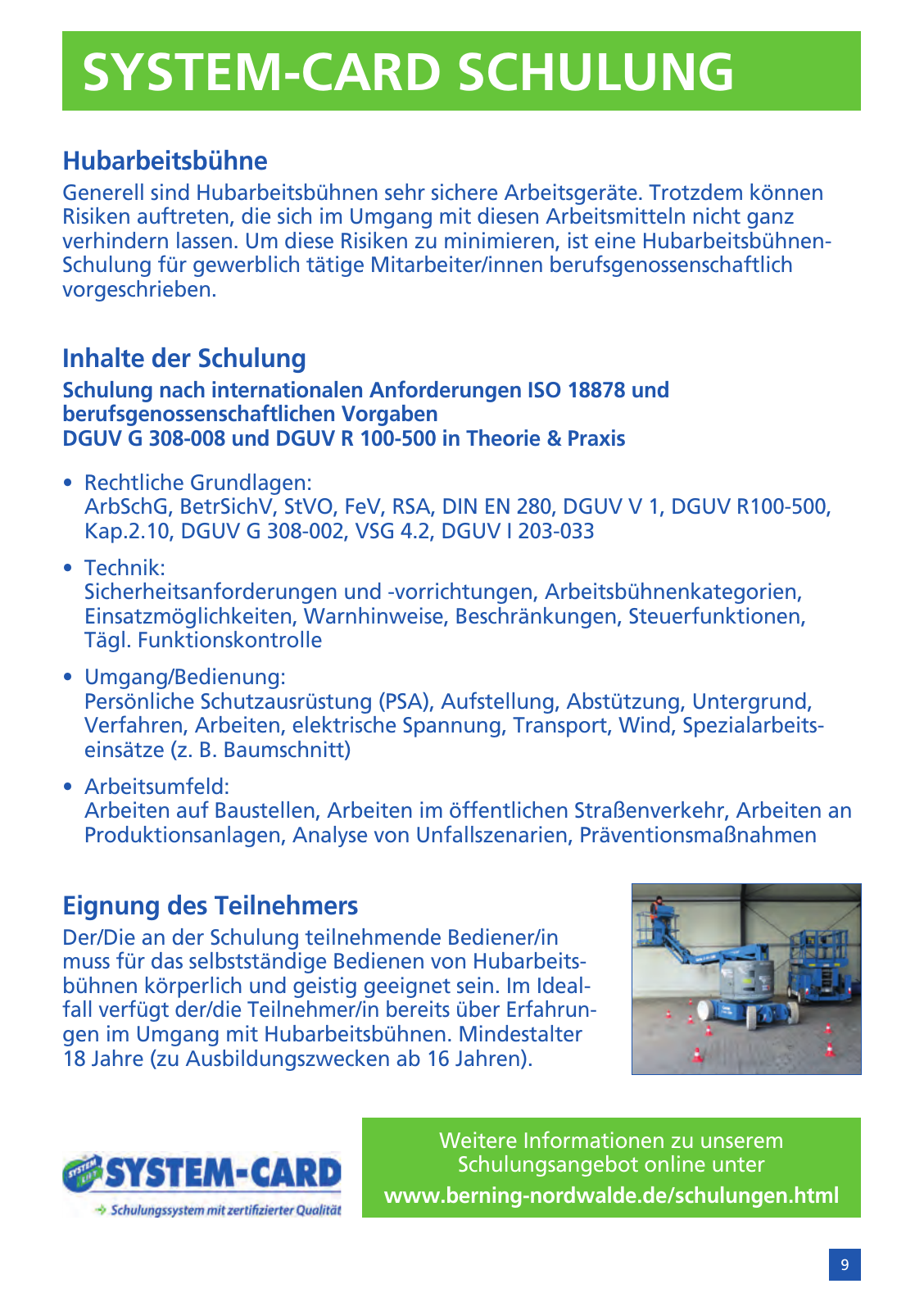 Vorschau Mietpreisliste 2026 Seite 11