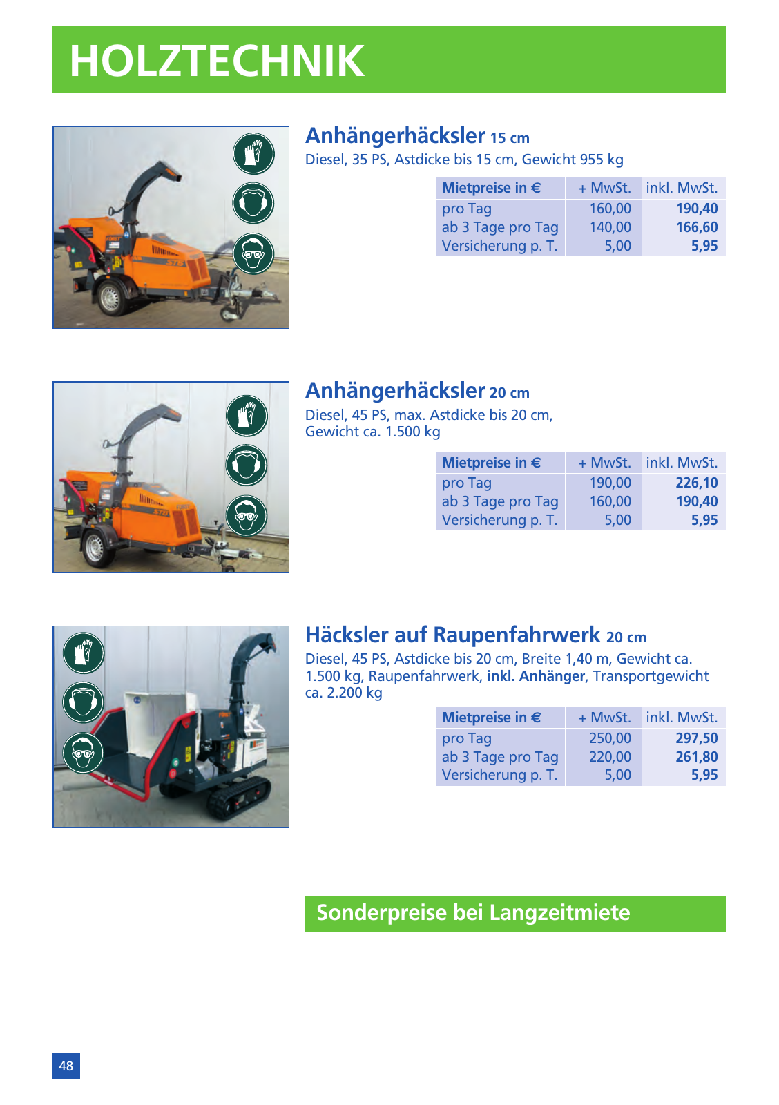 Vorschau Mietpreisliste 2026 Seite 50