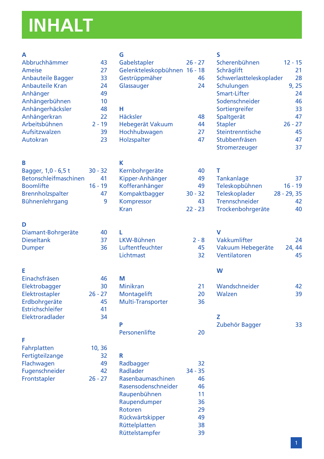 Vorschau Mietpreisliste 2026 Seite 3