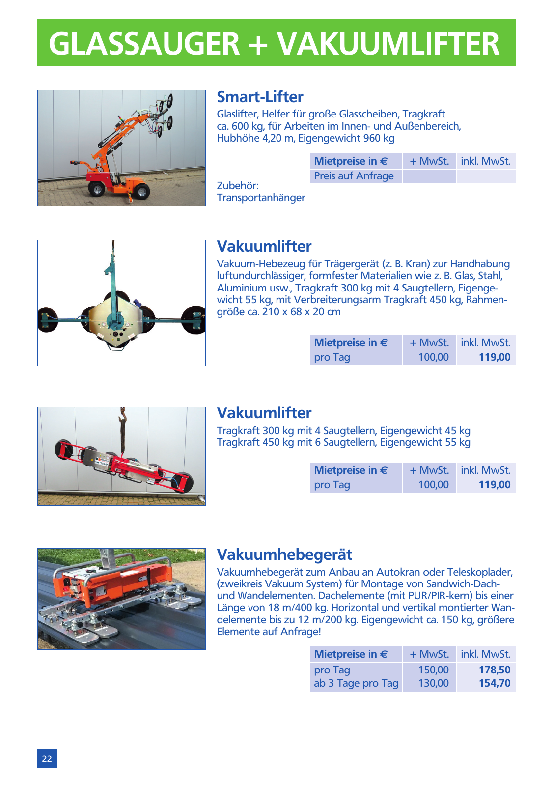 Vorschau Mietpreisliste 2025 Seite 24