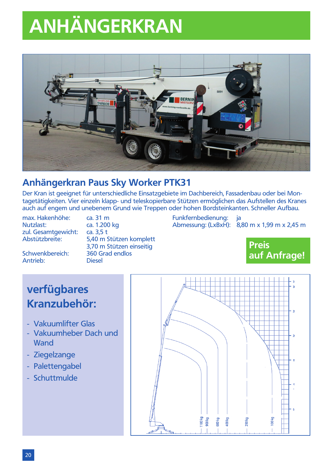 Vorschau Mietpreisliste 2025 Seite 22