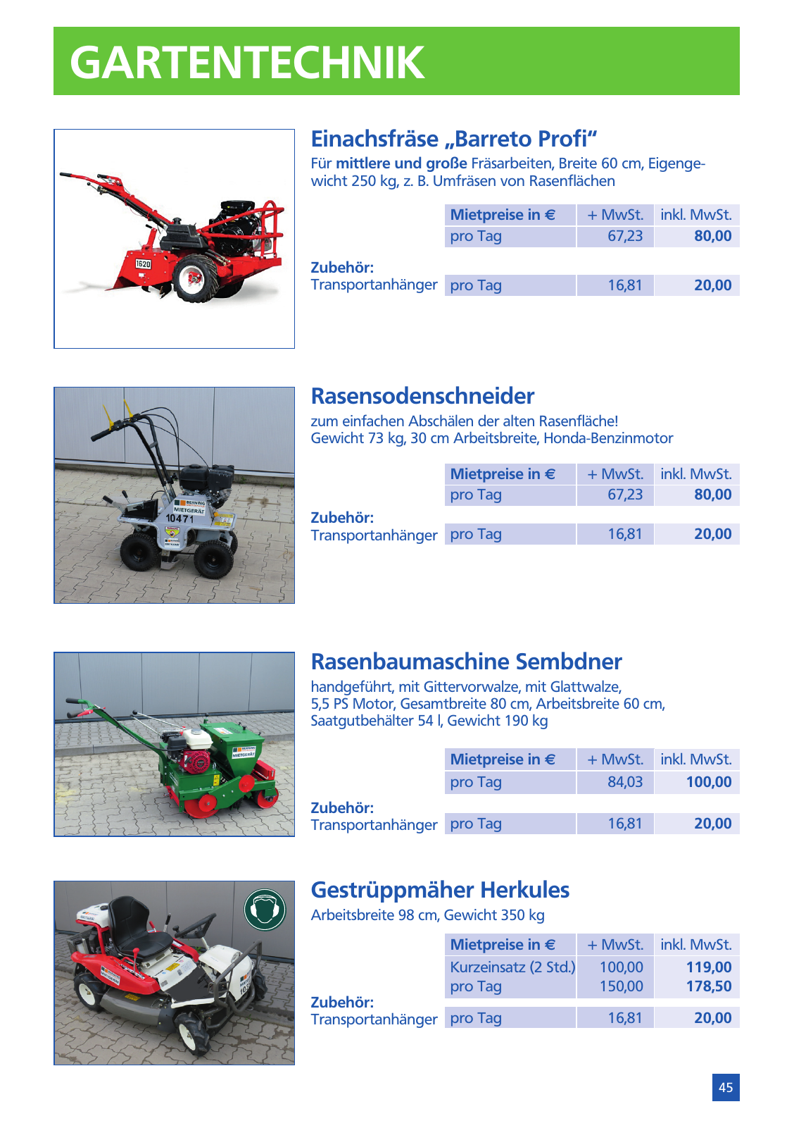 Vorschau Mietpreisliste 2025 Seite 47