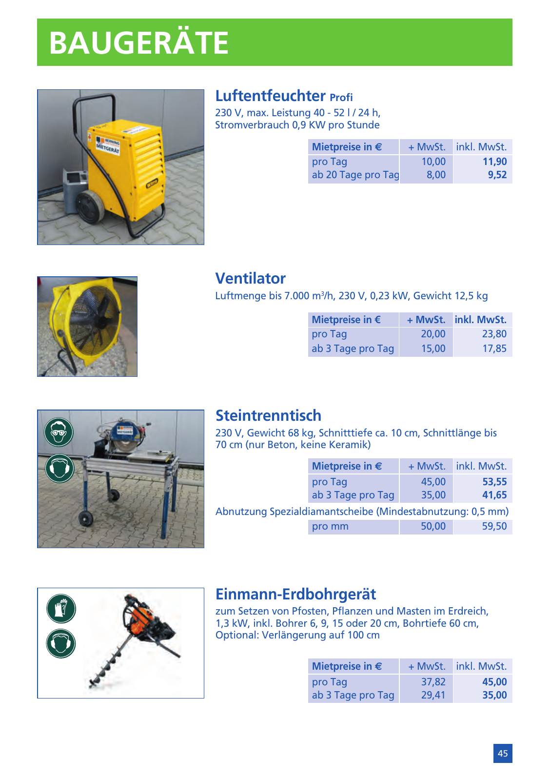 Vorschau Mietpreisliste 2026 Seite 47